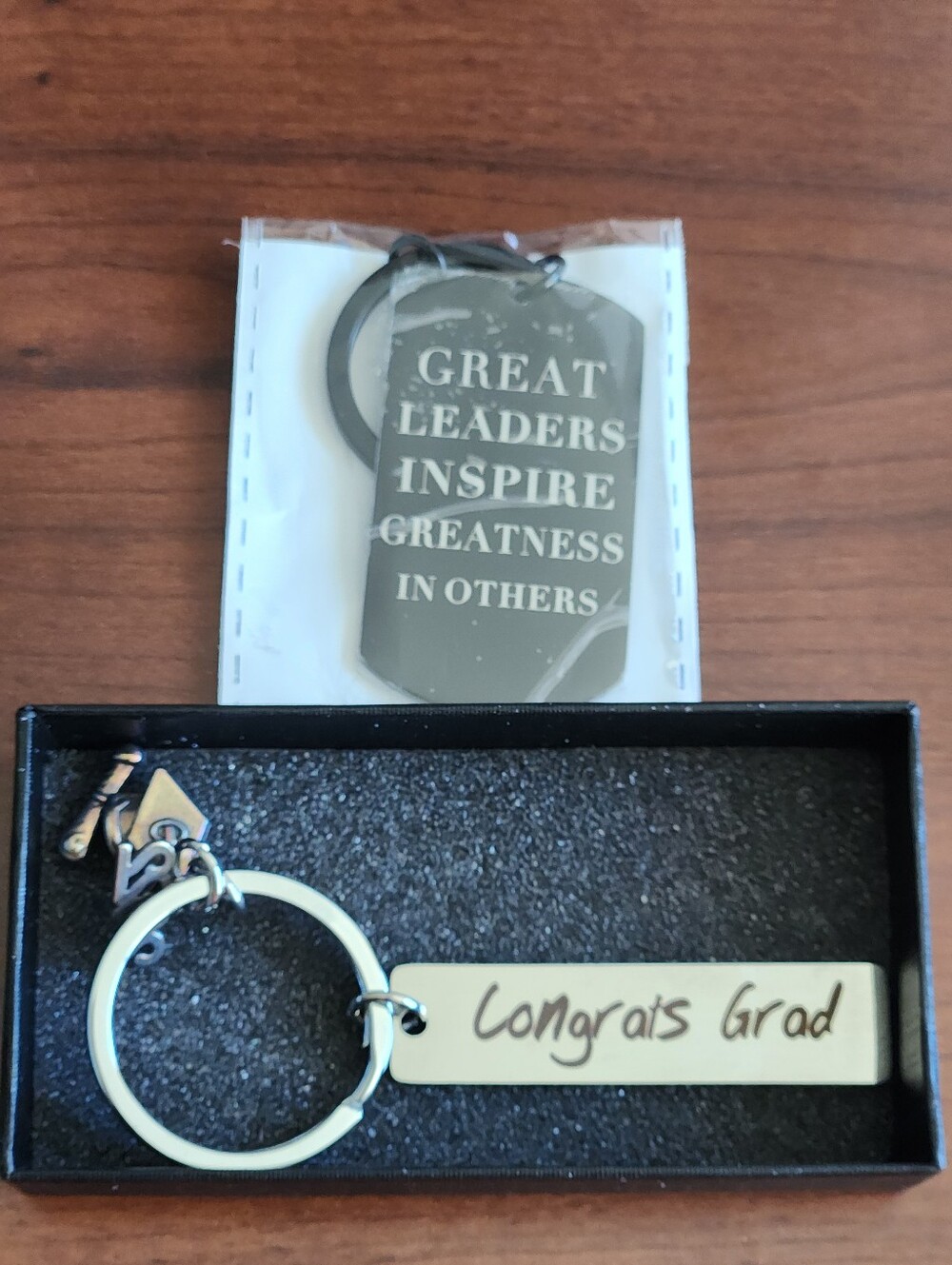 NIB NWT Inspirational & Graduation Keychain Bundle 2pc
